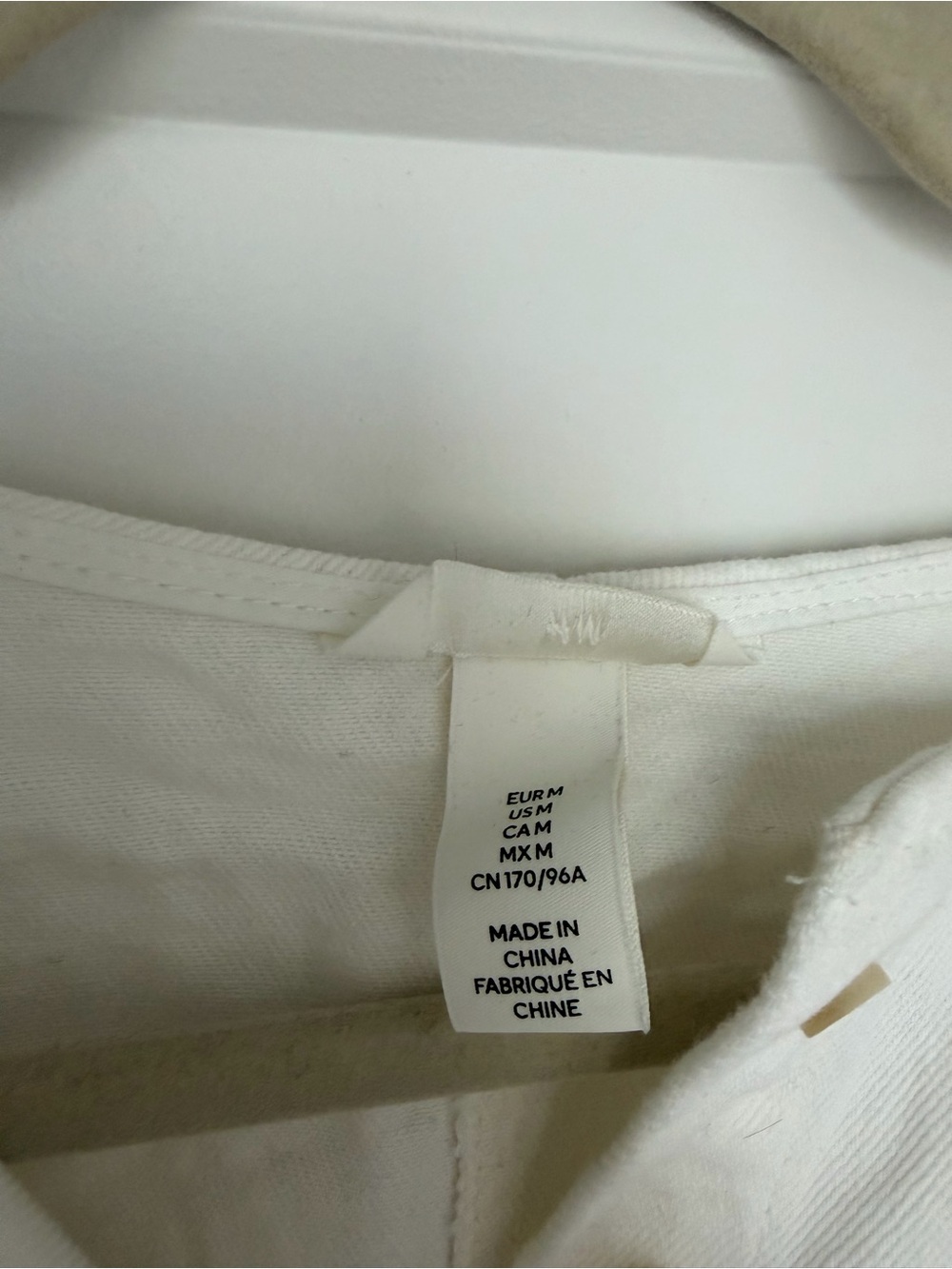 H&M Cream Long-Sleeve Henley Tunic - Picture 3 of 4